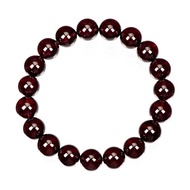 【正佳珠寶】石榴石 頂級翠亮透紅石榴 9.8-10.2mm 石榴石手珠