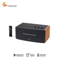 EDIFIER D12 Speaker Bluetooth 5.0 Wooden Enclosure Support AUX Line In Input Theater And Music Sound