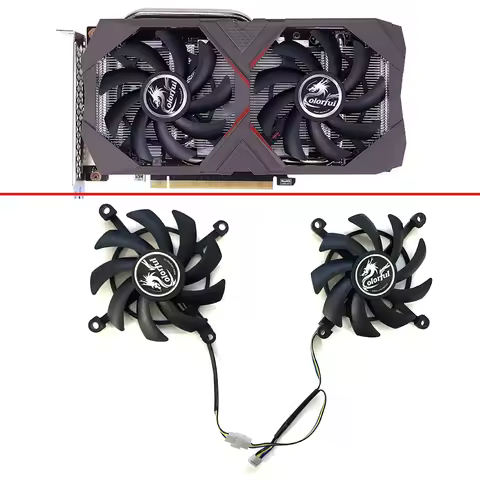 NEW Cooling Fan 85mm 4pin For Colorful GTX1660Ti 1650 1660 Super RTX2060 2070 Graphics video card fa