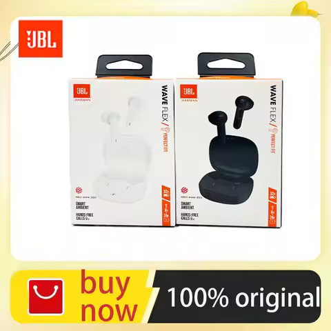 JBL WAVE FLEX Wireless Bluetooth In-Ear Headphones Noise Canceling Sports Waterproof Subwoofer Headp