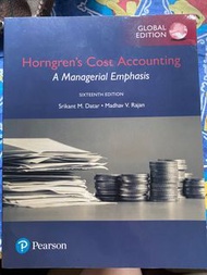 Horngren’s Cost of Accounting A Managerial Emphasis 16th Edition