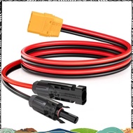 10AWG Solar Panel Connector to XT90 Female Adapter Cable XT90 Female Adapter Cable 10AWG Solar Panel