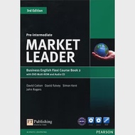 Market Leader 3/e (Pre-Int) Flexi Course Book 2 with DVD-ROM/1片 and Audio CD/1片 作者：David Cotton,David Falvey,John Rogers,Simon Kent