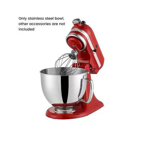 For KitchenAid Classic&Artisan Series 4.5QT/5QT Mixer 304 Bowl Stainless Steel Mixer Bowl Dishwasher