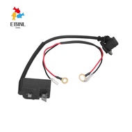 EBINL Chainsaw Ignition Coil, Black Metal Ignition Coil Module, Easy Installation With Wire Compact 