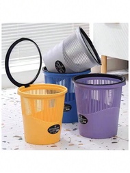 Plasticas Mini botes para basura de escritorio Cesto Multifuncional Con Tapa bote Balancín Oficina En Casa bote basura cocina para baño accesorios limpieza hogar