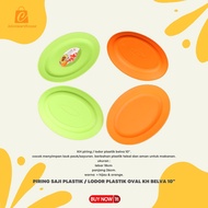 PIRING SAJI PLASTIK / LODOR PLASTIK OVAL KH BELVA 10