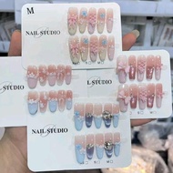 Collection of beautiful nail models size XS S M with free nail attachment set (no box included)