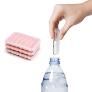 6-Cavity Ice Mold With Long And Lid Plastic Tray