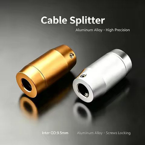 High Quality CT4021G/S Silver Gold Color Speaker RCA Cable Audio Wire Nosie Stopper Ring Cable Diame