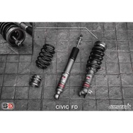 โช๊คสตรัท ปรับเกลียว Silver รุ่น Neomax Prime ใส่รถ civic fd