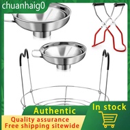 4 Pieces Canning Kit, 1PC Canning Rack+ 1PC Canning Jar Lifter Tong+ 2PC Canning Funnels, Canning Su