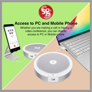 [SG STOCK] Omnidirectional Wired Microphone Conference Speaker for Zoom, Google meet and Recording