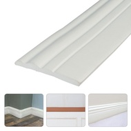 3D Foam Wall Stickers PVC Waterproof Selfadhesive Waist Line Floor Skirting Line TV Background Borde