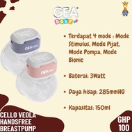 Gea Baby Cello Veola Handsfree Breastpump GHP-100 - Portable Electric Breast Pump