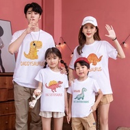 Cartoon Dinosaur Family Print Family Matching Outfit Dinosaur T-shirt Cute Family Set Family T Shirt