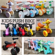VVM: BABY PUSH BIKE BALANCE BIKE WITH MUSIC & LIGHT BABY BICYCLE BASIKAL BUDAK KECIL 4 RODA BASIKAL 