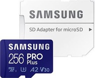 Samsung - 256GB Pro Plus (180MB/s) microSDXC 記憶卡 附設SD轉接器 (2023) (MB-MD256SA) -【原裝正貨】