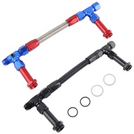 AN8 8AN Dual Feed Fuel Line Kit For Holley 4150 Carburetor Dual Feed Carb Fuel Line Stainless Steel 