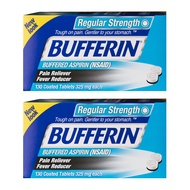 Bufferin Aspirin 325mg, Pain Reliever & Fever Reducer, with 3 Buffering Agents Relieves 7 Types of P