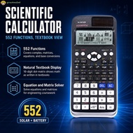 16 Digit 552 Function Scientific Calculator with Natural Textbook Display for College Engineering St
