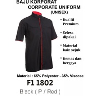 F118 OREN SPORT Unisex F1 Corporate Uniform / BAJU KORPORAT / MANDARIN COLLAR