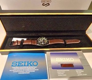 SEIKO 5 自動機械錶 啡色皮帶/限量編號5969