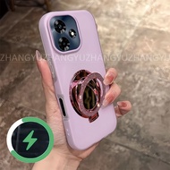 Suitable For infinix HOT 30i 30 play 4g 5g phone case new style glitter makeup mirror magnetic charg