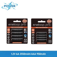 Panasonic Eneloop Pro 1.2V AA/2550mAh AAA/950mAh NI-MH Rechargeable Battery Black【POWER】
