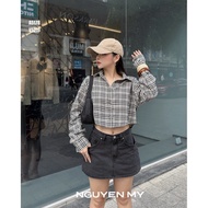 NGUYENMY- Short jean skirt with pants inside (stradivarius surplus)