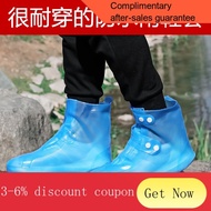 XD.Store Rain Boots Summer Men's Waterproof Shoe Cover Non-Slip Rain Boots Rubber Shoes Short Tube Shoe Cover Fashion Ou