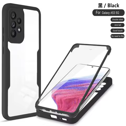 360 Degree Full Body Phone Cover For Samsung Galaxy A23 A25 A30 A51 A52 A53 A71 A72 A82 TPU Shockpro
