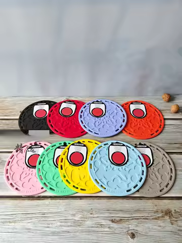 Le Creuset Cool Color Heat Resistant Silicone Mat High Temperature Resistant Table Mat Anti Scalding