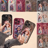 Cute Pretty Princess Girl Casing For Realme C67 C55 C51 C53 C35 C21Y C25Y C17 C15 GT Master Edition 