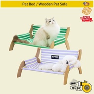 Sofa Kayu / Katil Haiwan Peliharaan / Breathable Pet Bed / Wooden Pet Sofa