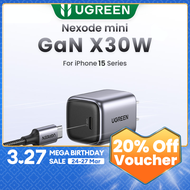 UGREEN 30W 20W GaN PD Type C Fast Charging Charger for iPhone 15 14 13 12 pro max SAMSUNG s23 S22 Huawei Xiaomi Realme