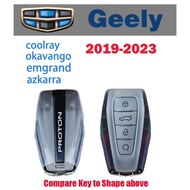 Geely Okavango Coolray Emgrand Azkarra 2019 - 2023 Key Cover