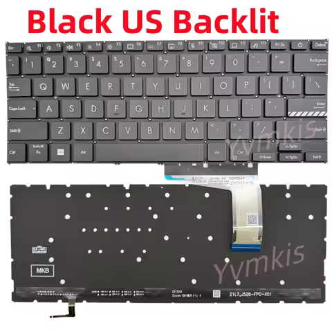 English/US Backlit laptop Keyboard for ASUS Vivobook X1404 X1404ZA X1404VA S1404ZA S1404Z S1404VA S1