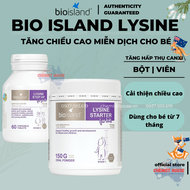 [60 Viên] Bio Island Lysine Step Up - Viên kẹo nhai tăng chiều cao cho trẻ HSD>12 Tháng