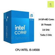 [ศูนย์ไทย มือ1] CPU INTEL I5-14500 LGA1700 LGA 1700 i5 14500 มือ1 (NEXT) NEXT processor gen 14