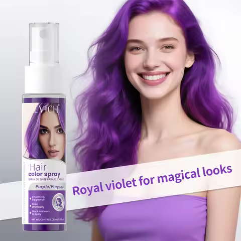 Halloween Hair Color Spray Disposable Hair Dye Spray DIY One-Time Hair Color Liquid Washable 8 color