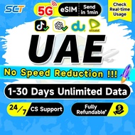 Wefly UAE eSIM 1-30 Days Daily 500MB-3GB Unlimited 4G Data Dubai eSIM United Arab Emirates