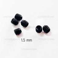 น็อตยึดเข็มจักรโพ้ง 1.5mm/1.6mm น็อตแป้นจักรลา น็อตแป่นพ้ง สำหรับจักรโพ้ง จักรลา น็อตเข็มโพ้ง จูกิ คันไซ ม้าบิน ซีรูบ้า จักรจีน