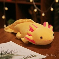 Big Size Kawaii Colorful Axolotl Plush Toy Stuffed Ambystoma Simulation Salamander Fish Appease Pill