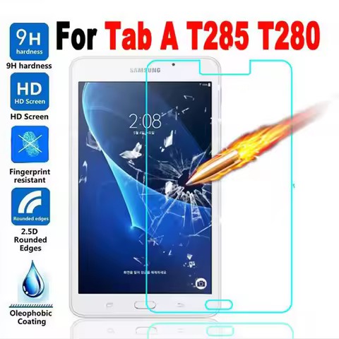 Screen Protector For Samsung Galaxy Tab A 7.0 Tempered Glass for Samsung Tab A 2016 7" T280 T285 Tem