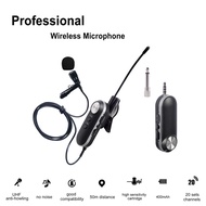 UHF Wireless Microphone Transmitter Receiver System Wireless Mic Set Camera Smart Phone 6.35mm Voice Amplifier for Speakers