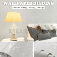 Wall paper, sticker wallpaper, 3D wall wallpaper, batik flower motif, size 45CM x 8M