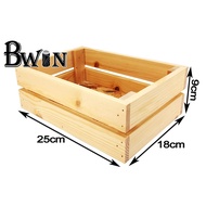 (Crate)Pine Wood Crate Decoration A017