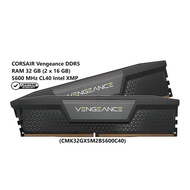 32GB (16GBx2) DDR5 5600MHz RAM CORSAIR VENGEANCE DDR5 (CMK32GX5M2B5600C40) (BLACK)
