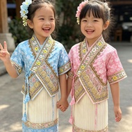 T Thailand Cambodia Malaysia 2026 Cambodia Cute Girls' Costume Style Suit Kindergarten Performance C